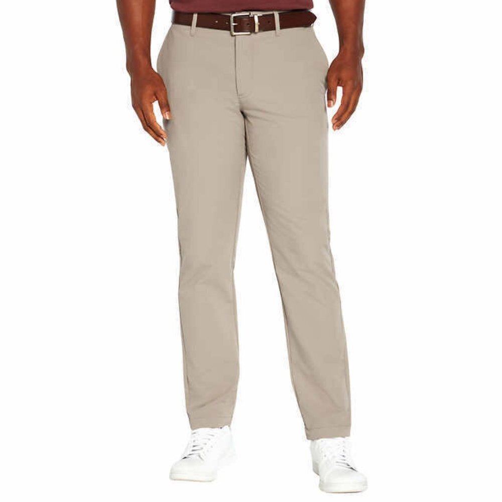 Banana Republic Men’s Chino Pants size 40x34 Flat Front Beige Casual NWT